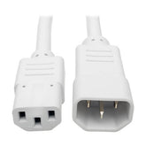 TRIPP LITE POWER CABLE C13-C14 10A F/M 3F/0.91M WHITE P004-003-AWH